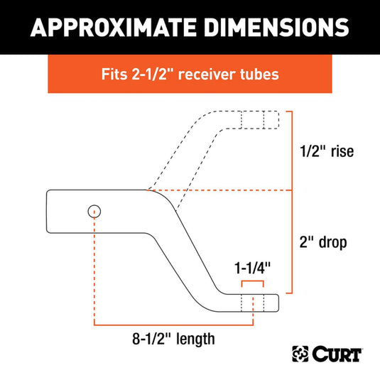 CURT 20000 lb. cap. 1.25 in. Ball Mount