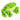3.5" Mighty Mights Green Tree Frog Plush
