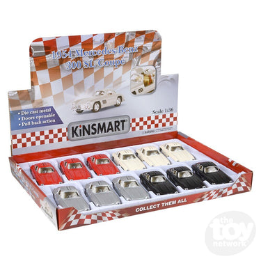 5" Die-Cast Pull Back 1954 Mercedes Benz 300SL (Sold Separately)