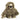 6" Sloth Brown Plush