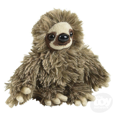 6" Sloth Brown Plush