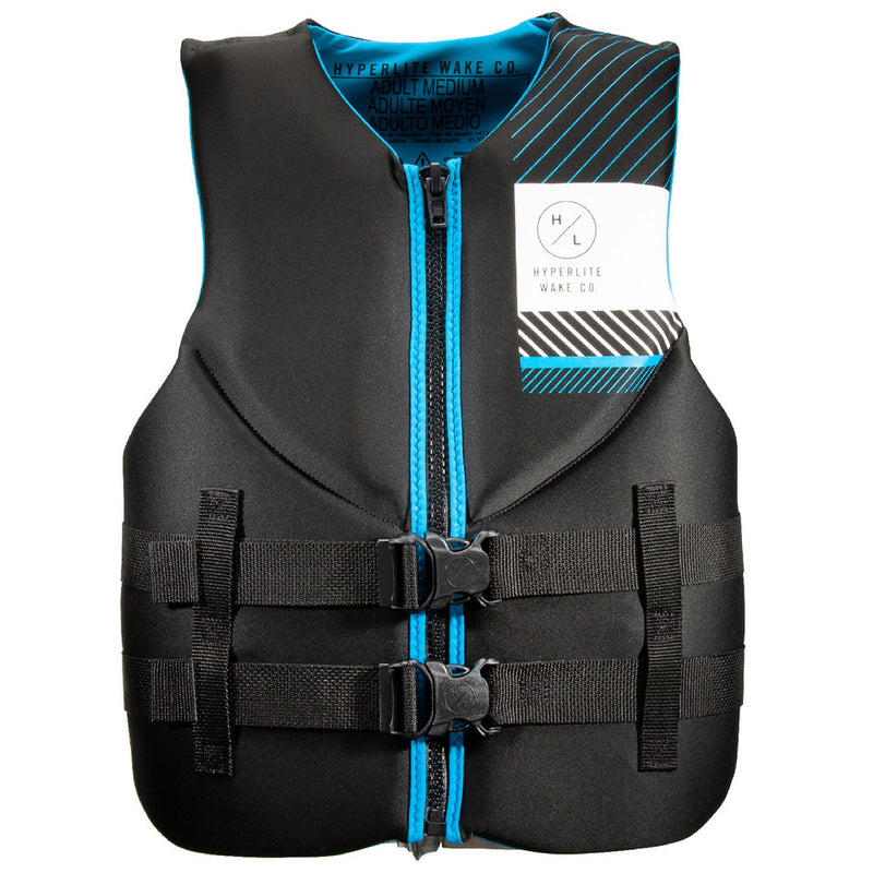 Load image into Gallery viewer, Hyperlite Indy CGA Life Jacket Black / Blue XL
