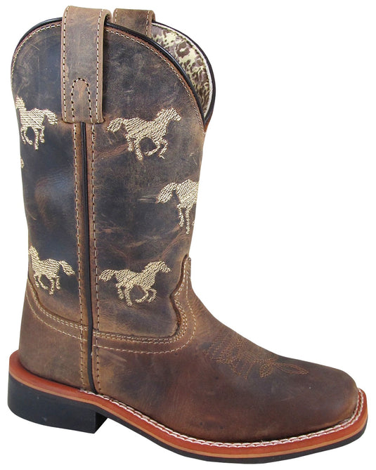 Smoky Mountain Kids Annie Western Boot - Mid-Calf Girls Cowboy Boot