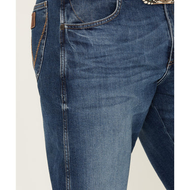 Wrangler Men's Retro No. 88 Blakelee Slim Fit Straight Leg Jeans (Indigo) Size 35X34