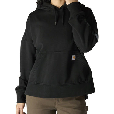 Carhartt Women's Oversized Fit Midweight Heart Graphic Hoodie (Black) Size S