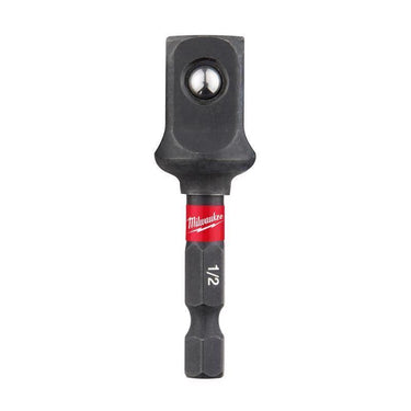 Milwaukee Shockwave Hex/Square 1/2 in. X 2 in. L Socket Adapter Alloy Steel 1 pk