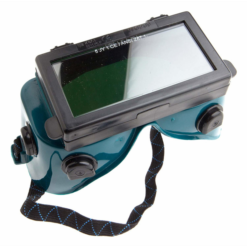 Load image into Gallery viewer, Forney 7 in. L X 3.5 in. W Welding Goggles Green 1 pk
