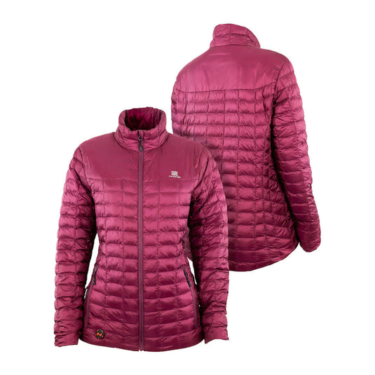 Backcountry Heated Jacket Women's Burgundy S-XL