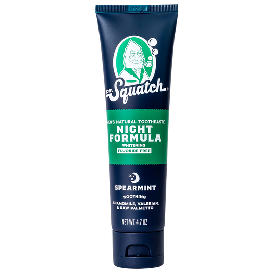 Dr. Squatch Soothing Spearmint Night Toothpaste