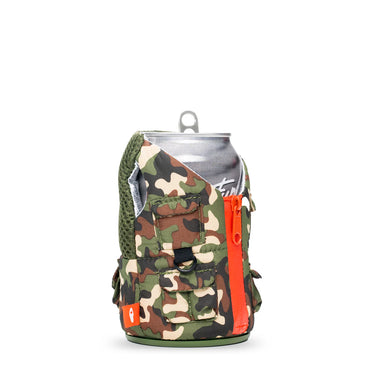 Puffin the Adventurer Beverage Sleeve (Woodsy Camo)
