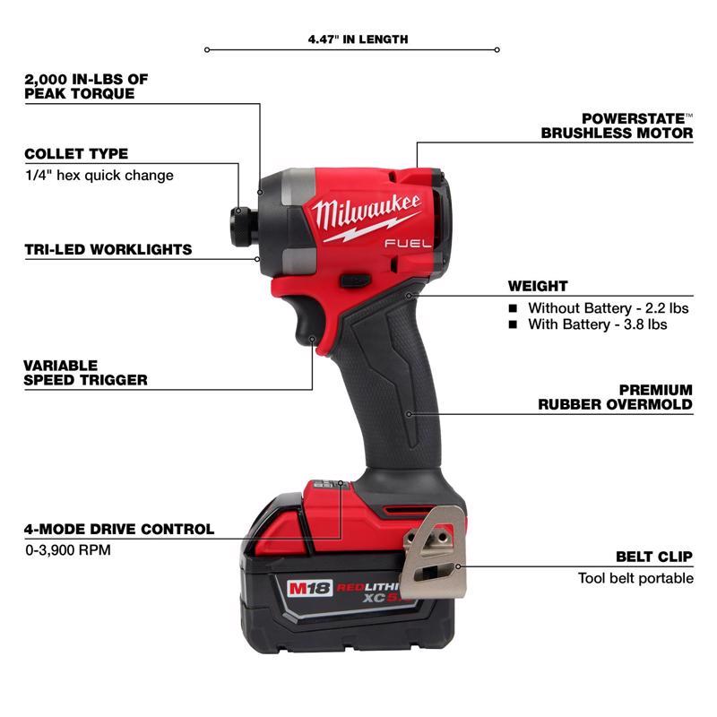 Load image into Gallery viewer, Milwaukee M18 FUEL Cordless Brushless 2 Tool Combo Kit
