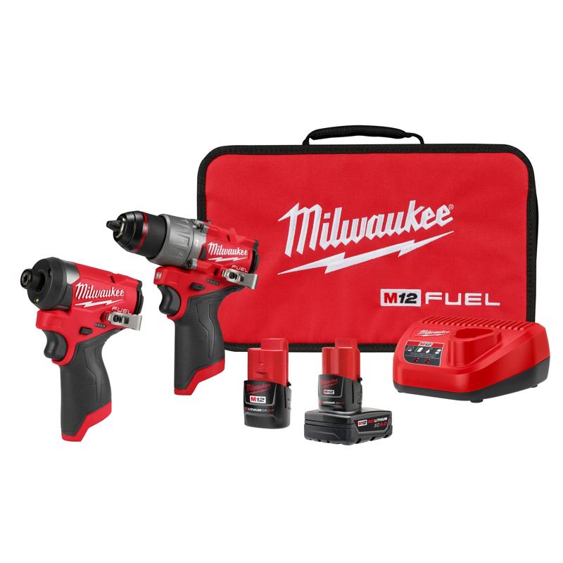 Load image into Gallery viewer, Milwaukee M12 FUEL Cordless Brushless 2 Tool Combo Kit
