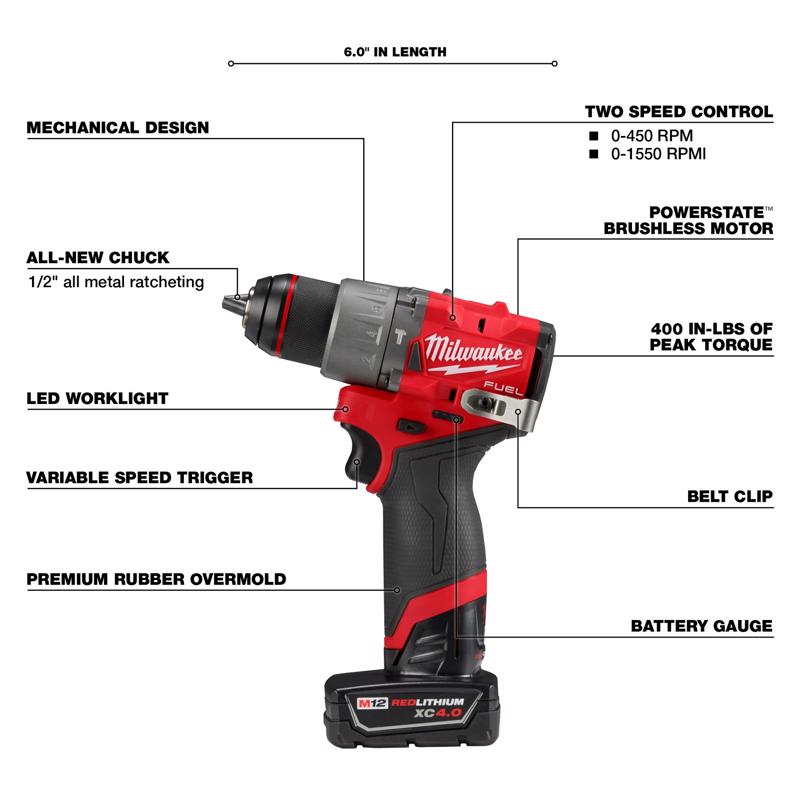 Load image into Gallery viewer, Milwaukee M12 FUEL Cordless Brushless 2 Tool Combo Kit
