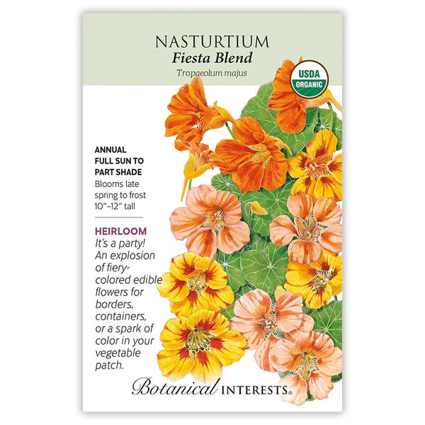 Load image into Gallery viewer, Fiesta Blend Nasturtium Seeds
