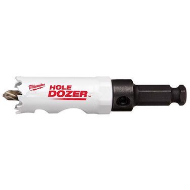 Milwaukee Hole Dozer 7/8 in. Bi-Metal 2.7 in. L X 3/8 in. D Hole Saw with Arbor and Pilot Bit
