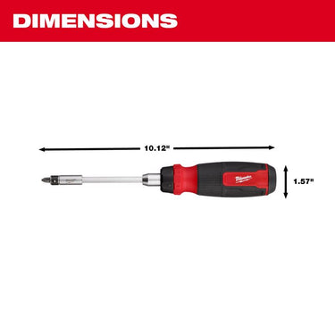 Milwaukee Hex Shank 27-in-1 Ratcheting Multi-Bit Screwdriver 10.12 in. 1 pc