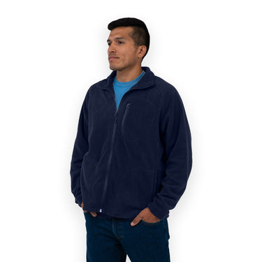 Key Men's Glacier Fleece Jacket (Navy) Size XL
