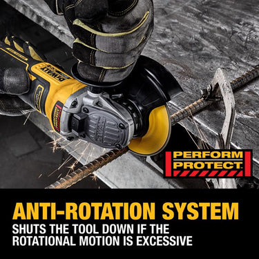 DeWalt 20V MAX XR Cordless 4-1/2 to 5 in. Angle Grinder with Brake Tool Only