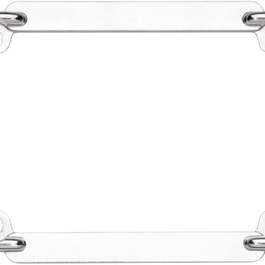 Chrome Chain Decorative License Plate Cover