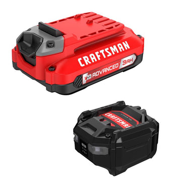 CRAFTSMAN V20 Advanced CMCB2103-CK 3 Ah Lithium-Ion Battery and Charger 2 pc