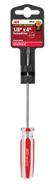 Ace 1/8 in. X 4 in. L Slotted Screwdriver 1 pc