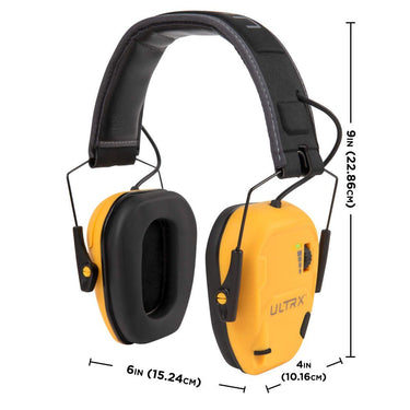 Allen ULTRX Bionic Electronic Earmuff - Interstate Yellow