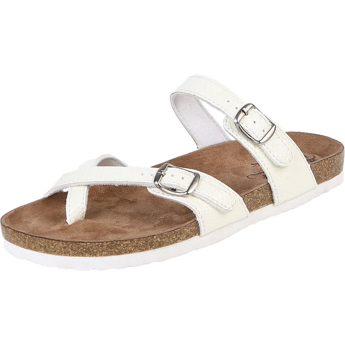 Northside Women's Anya Sandals (White) Size 7