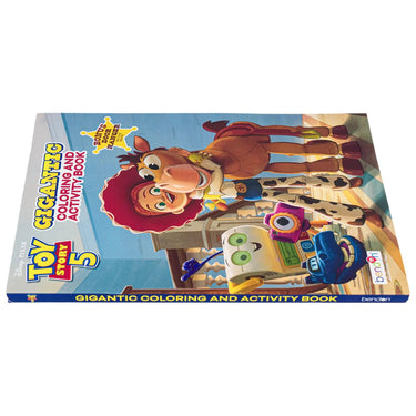 Toy Story 5 Gigantic Coloring and Activity Book lying flat