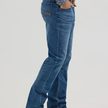 Wrangler 20X Men's Beckner 42 Slim Boot Cut Jeans (Medium Wash) Size 36X34