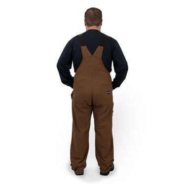 Key Unlined Duck Bib Overalls (Saddle Garment Wash) Size 44x30