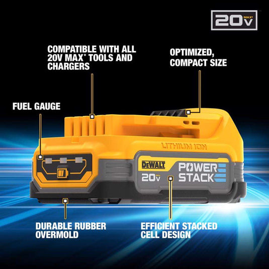 DeWalt 20v Max Powerstack Battery