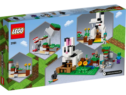 LEGO MINECRAFT THE RABBIT RANCH 21181 (340 pieces)\