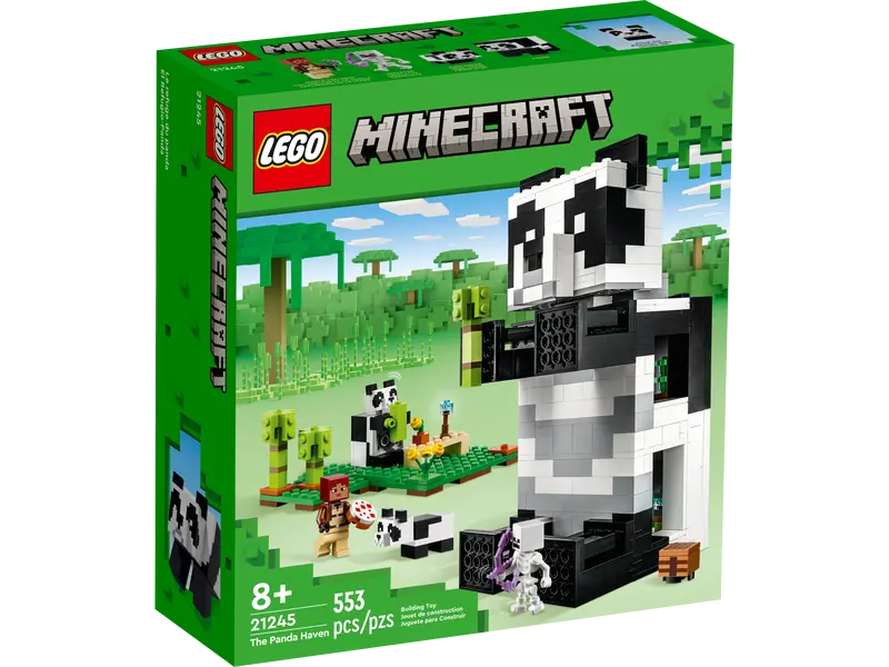 Load image into Gallery viewer, Lego Minecraft The Panda Haven 553pc
