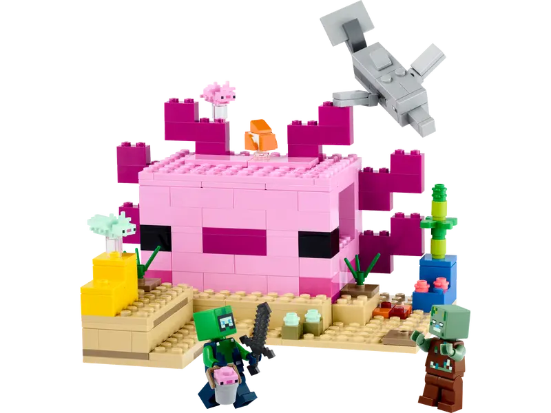 Load image into Gallery viewer, Lego Minecraft The Axolotl House 242pc
