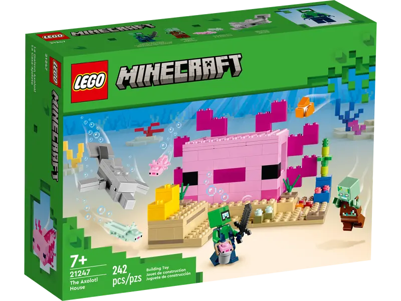 Load image into Gallery viewer, Lego Minecraft The Axolotl House 242pc
