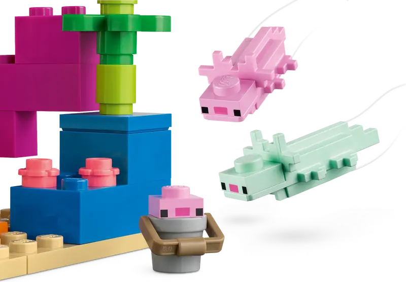 Load image into Gallery viewer, Lego Minecraft The Axolotl House 242pc
