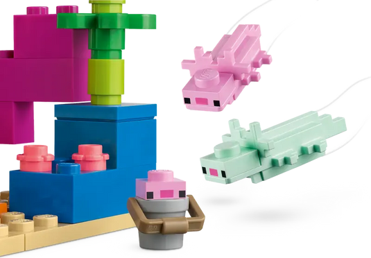 Lego Minecraft The Axolotl House 242pc