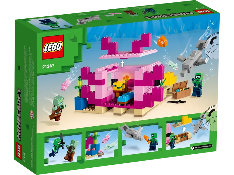 Load image into Gallery viewer, Lego Minecraft The Axolotl House 242pc
