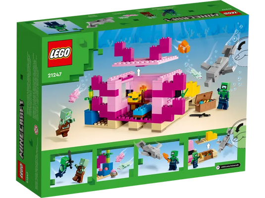 Lego Minecraft The Axolotl House 242pc