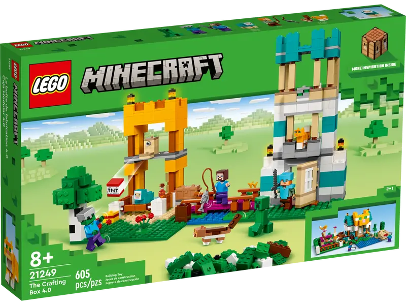 Load image into Gallery viewer, Lego Minecraft The Crafting Box 4.0 605pc
