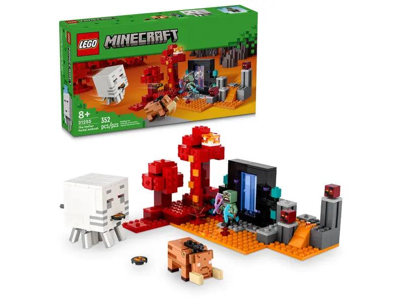 Load image into Gallery viewer, Lego Minecraft The Nether Portal Ambush 352pc
