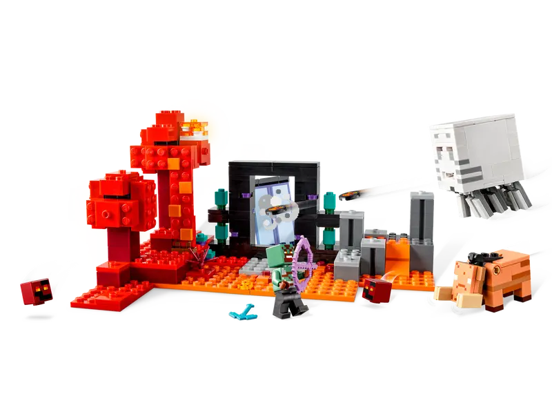 Load image into Gallery viewer, Lego Minecraft The Nether Portal Ambush 352pc
