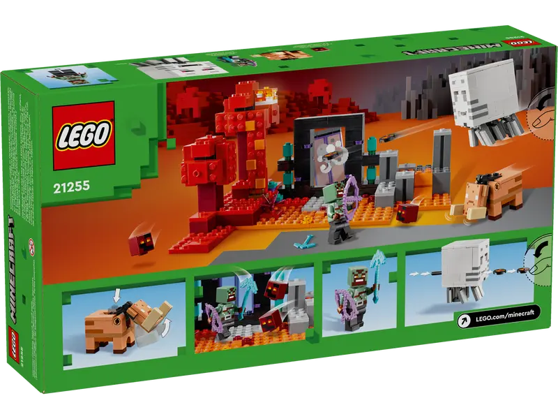 Load image into Gallery viewer, Lego Minecraft The Nether Portal Ambush 352pc
