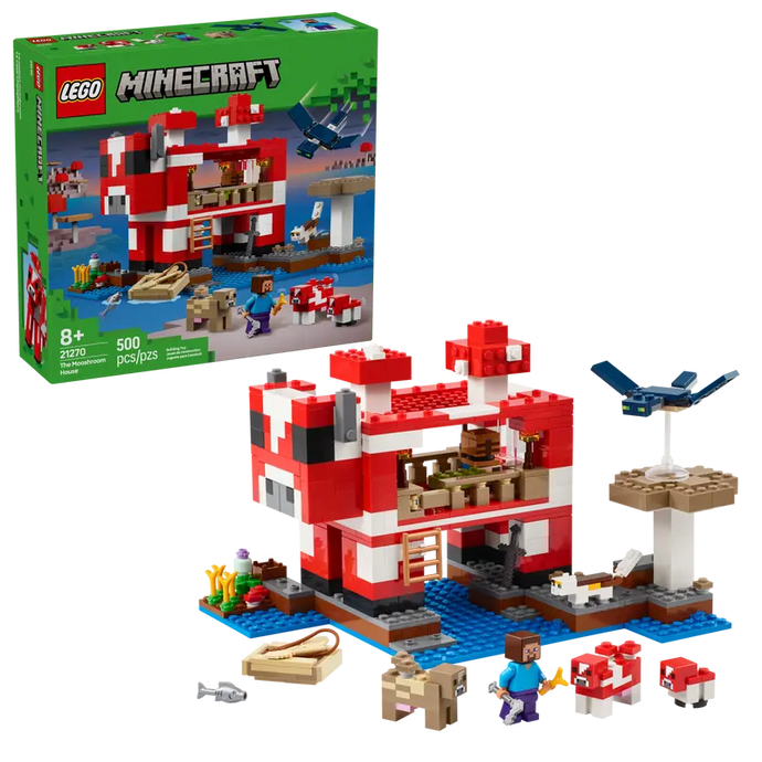 LEGO Minecraft The Mooshroom House