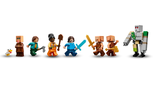 LEGO Minecraft The Ghast Balloon Village Attack