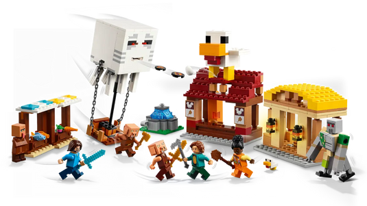 LEGO Minecraft The Ghast Balloon Village Attack