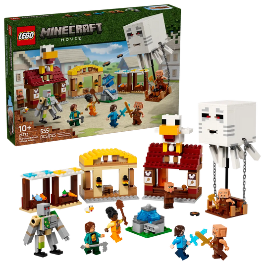 LEGO Minecraft The Ghast Balloon Village Attack