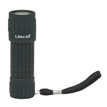 LitezAll 100 Lumen All Weather Rubber Coated Pocket Flashlight