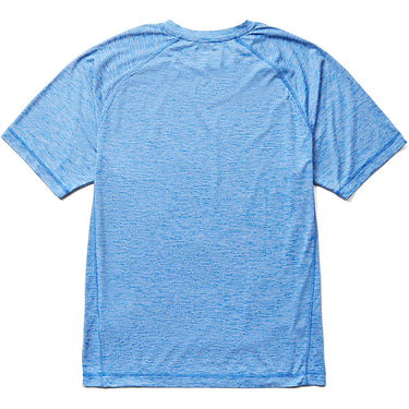 Wolverine Men's Built Sun-Stop Short Sleeve Tee (Camp Blue Heather) Size XL