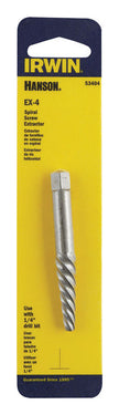 Irwin Hanson 1/4 in. X 1/4 in. D Carbon Steel Spiral Screw Extractor 6 in. 1 pc